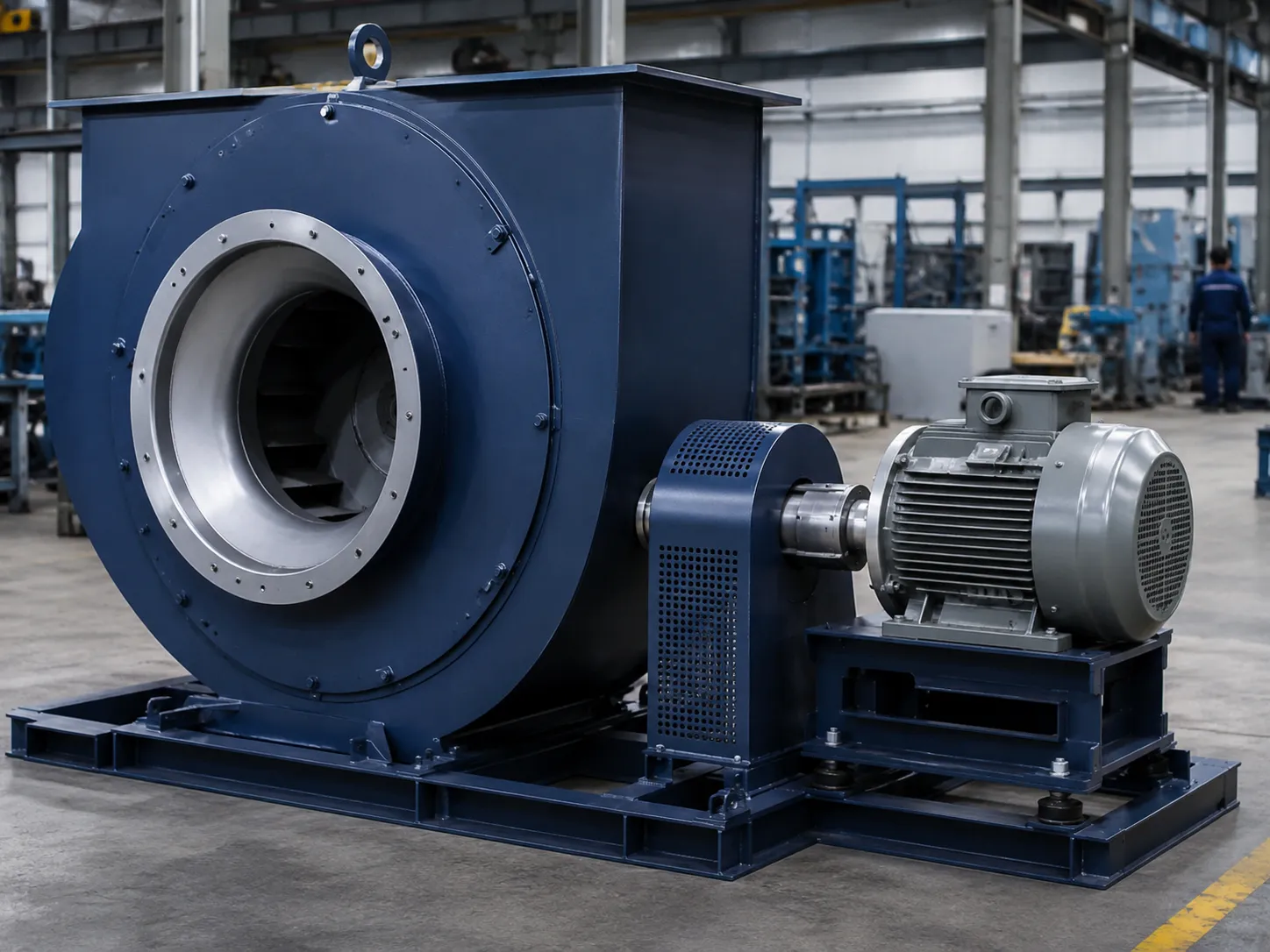 Centrifugal blower with scroll-case design manufactured by Airvent Systems